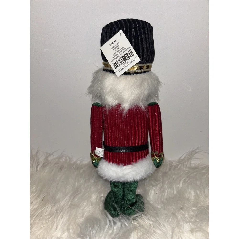 Red Christmas Standing Nutcracker